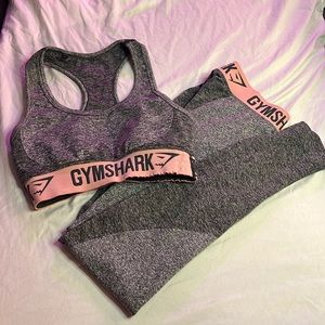 GymShark Women’s Workout Pink/Grey Set